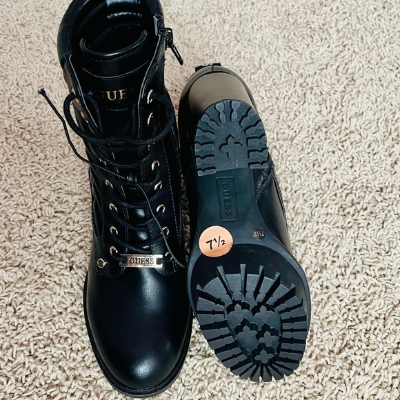 Guess Heeled Combat Boot women size 7.5 - Picture 6 of 6